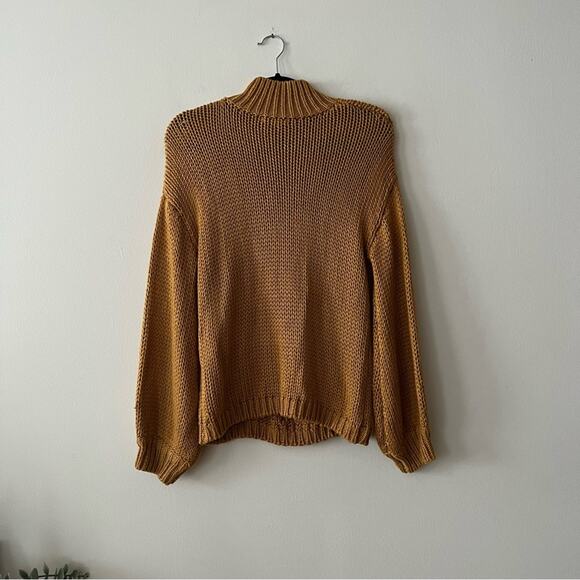 Revolve Tularosa Dee Turtleneck Sweater in Blonde - Picture 6 of 7